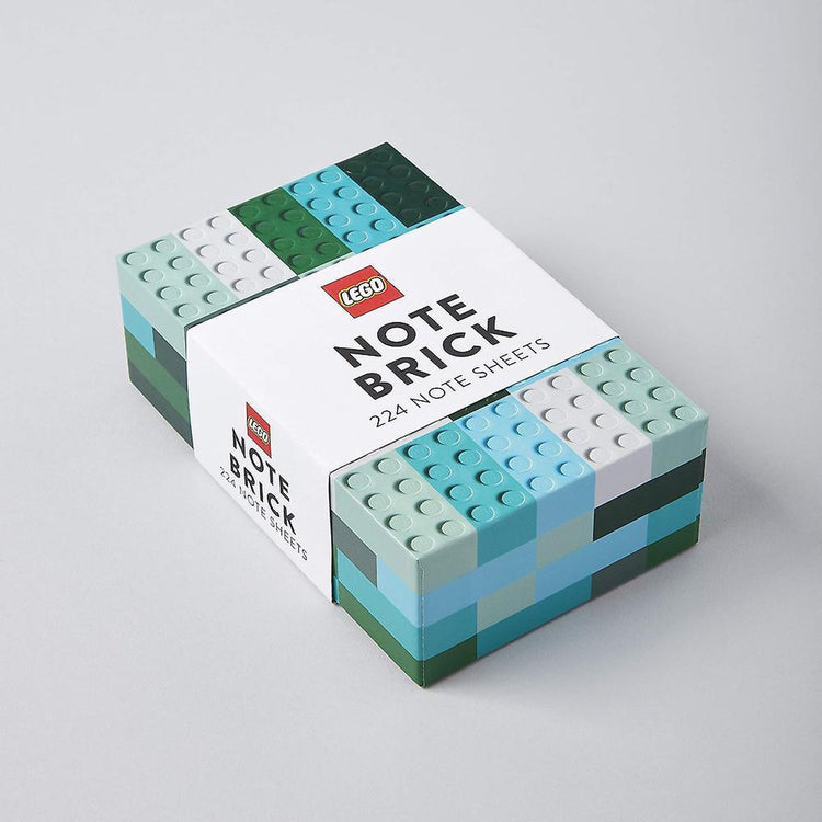 Lego® Notizstein (blau-grün)