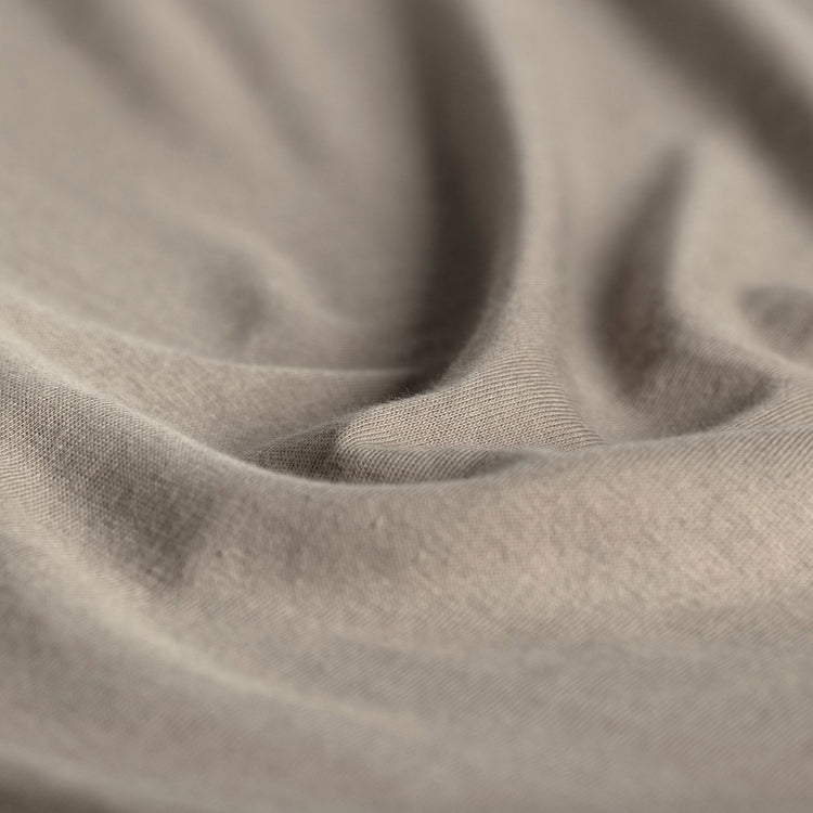 Cinderella - Topper-Spannbettlaken - bis 15 cm Matratzenhöhe - Doppeljersey - 80-90x200 210 cm - Taupe