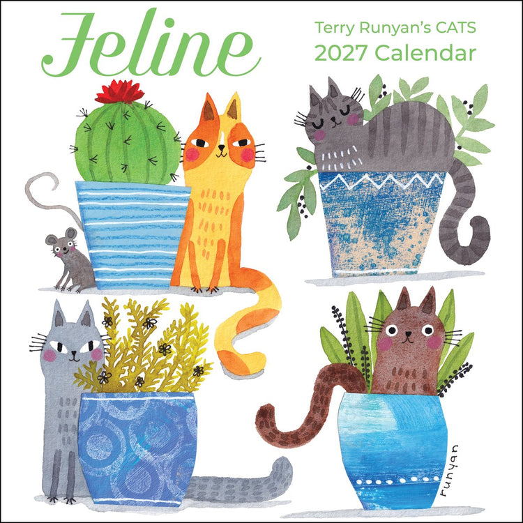 Katzen-Wandkalender 2027