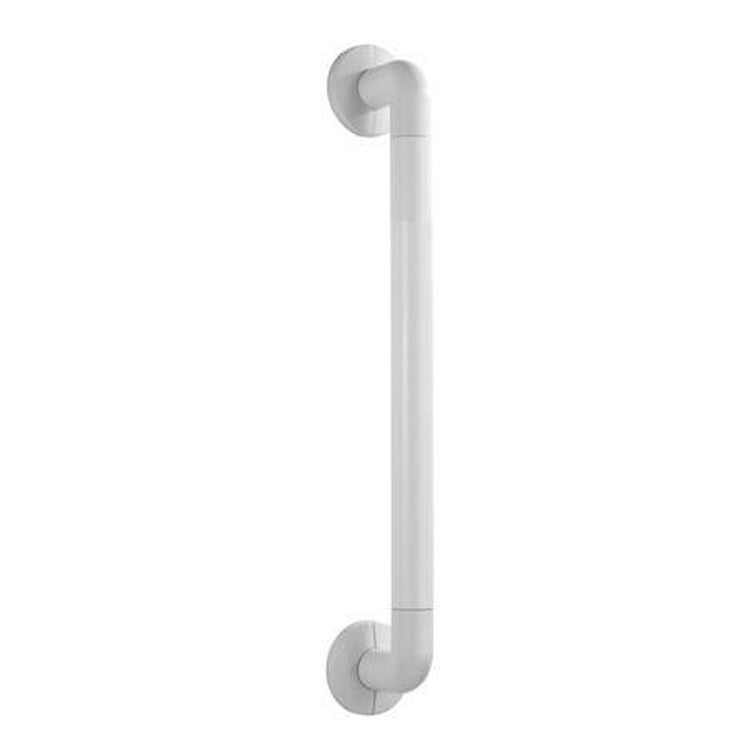 Wenko Wandgriff Secura 43cm Weißaluminium - Sicherheitsgriff - Wandhalterung - Wannengriff - Belastbarkeit max. 120 kg - TÜV geprüft, zugelassen und zertifiziert