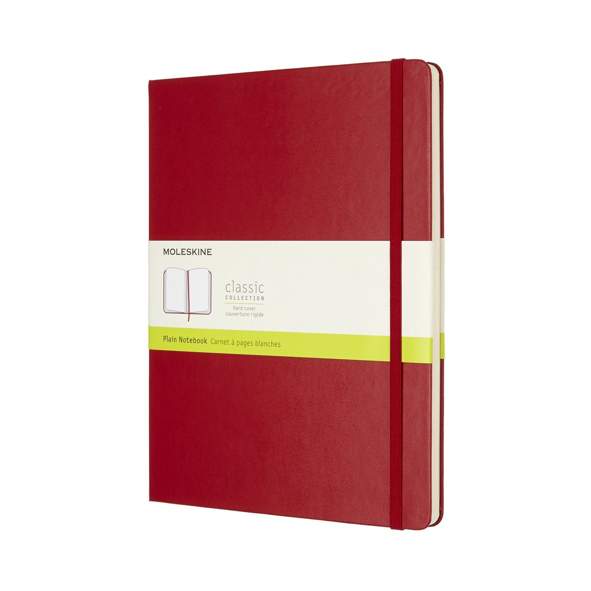 Klassisches Moleskine-Notizbuch – extra groß – Hardcover – leer – rot