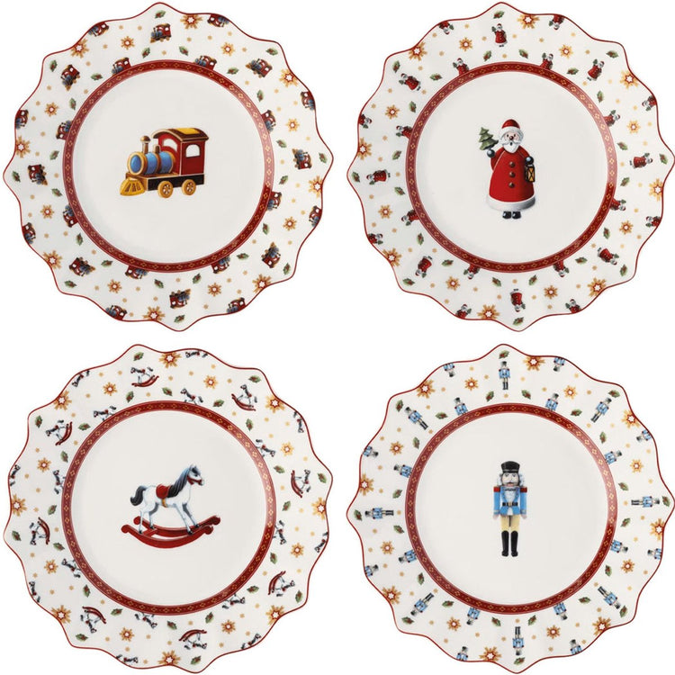 Markenloser Sans Marque Villeroy Boch Toy's Delight Jubiläumsteller 24 cm 4 Stück