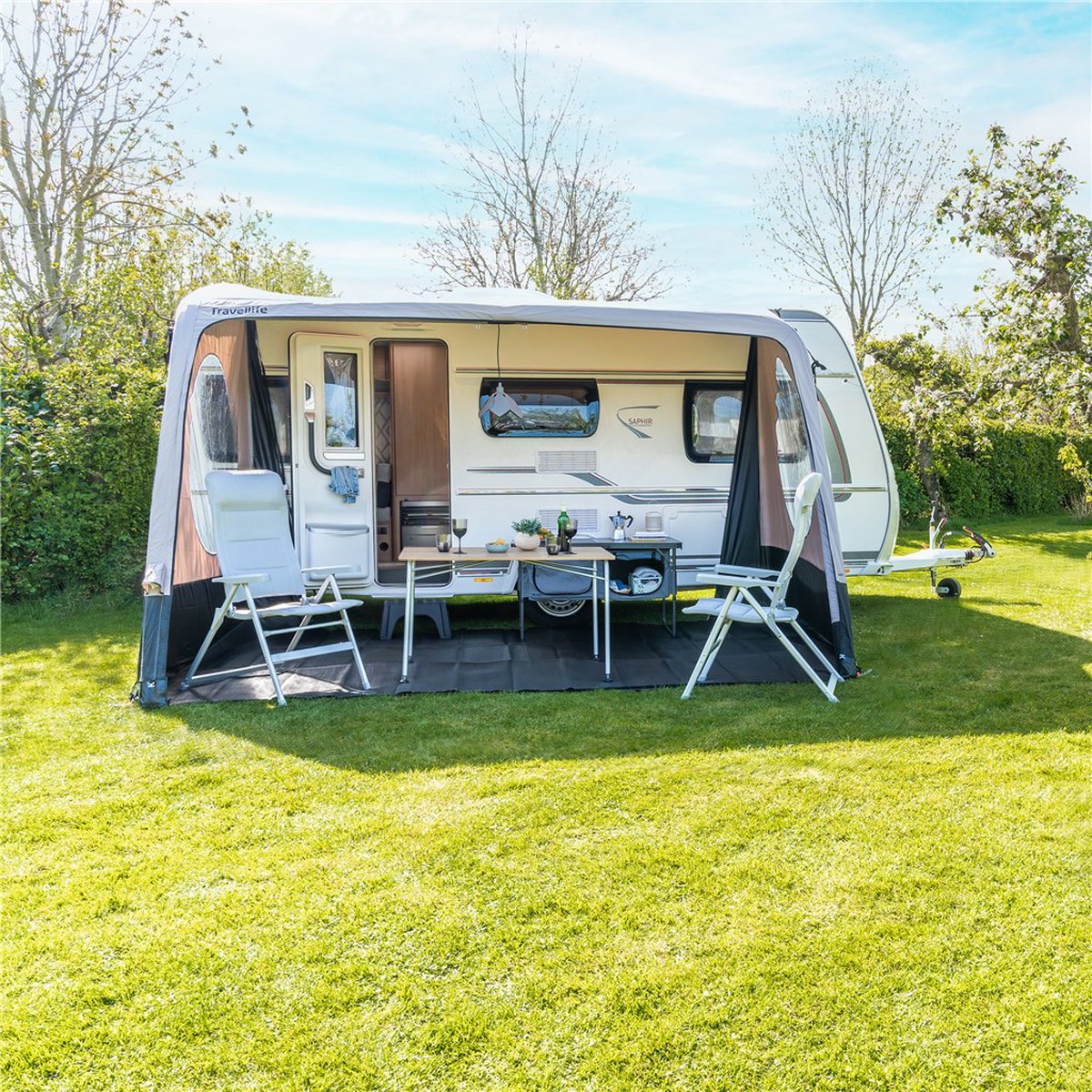 Travellife Texel aufblasbares Sonnendach – aufblasbares Vorzelt