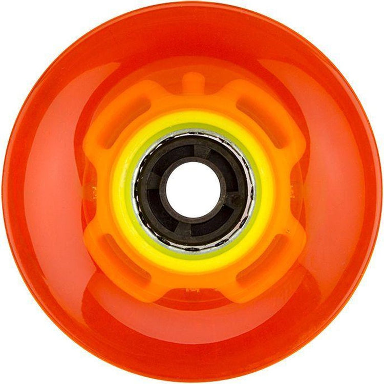 Nijdam LED-Räder für Flip-Grip-Board – 60 x 45 mm – Fluororange Fluorgelb