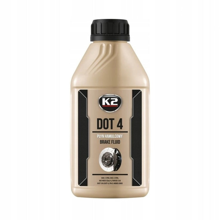 K2 Turbo Serie - Dot 4 Bremsflüssigkeit - 0,5l - vollsynthetisch - für Fahrzeuge mit ABS insb