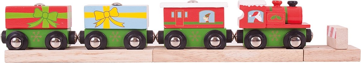 Bigjigs hölzerner Weihnachtszug