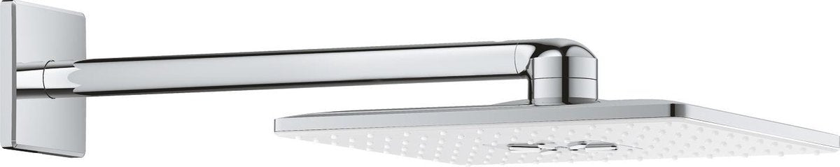 Grohe Rainshower 310 Smartactive Cube Kopfbrauseset – 31 cm Kopfbrause – 2 Düsen – Weiß