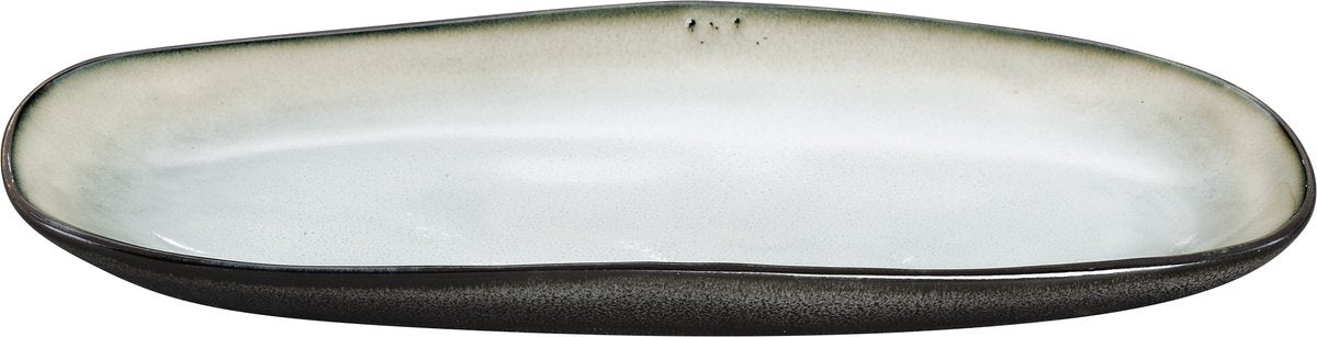 Medard de Noblat – Schattenperlmutt – kleine ovale Schale – 23 x 11 cm – 6 Stück – Steinzeug