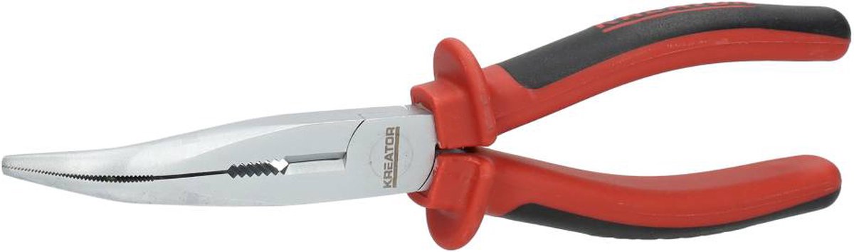 Kreator krt604102 gebogene Telefonzange – 200 mm, 8-polige gebogene Nase