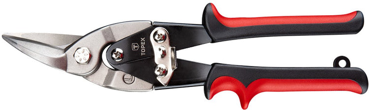 Topex grupa – Blechschere für Linkshänder – 250 mm – CRV-Stahl – ergonomischer Griff