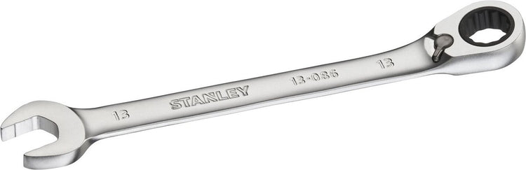 Stanley Handwerkzeuge Fatmax umkehrbarer Ringmaulschlüssel mit Ratsche 13 mm – FMMT13086-0 – FMMT13086-0