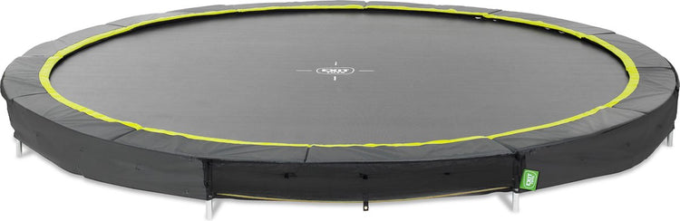 Exit Toys Exit Silhouette Sporttrampolin ø366 cm – Einbautrampolin – vergrabenes Trampolin – rund – für Kinder – schwarz