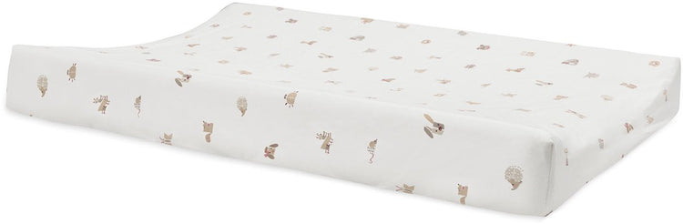 Jollein Wickelauflagenbezug – 50 x 70 cm – Jersey – Tierfreunde