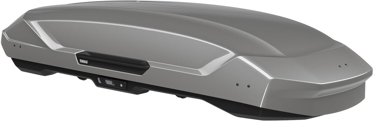 Thule Motion 3 XXL Titan glänzend – Dachbox – 2 Seiten zu öffnen – 75 kg Tragkraft – 590 l Fassungsvermögen