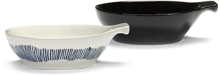 Serax - Ottolenghi Feast - Tapasschale l - weiß blau - 13 ø - 4 Stück