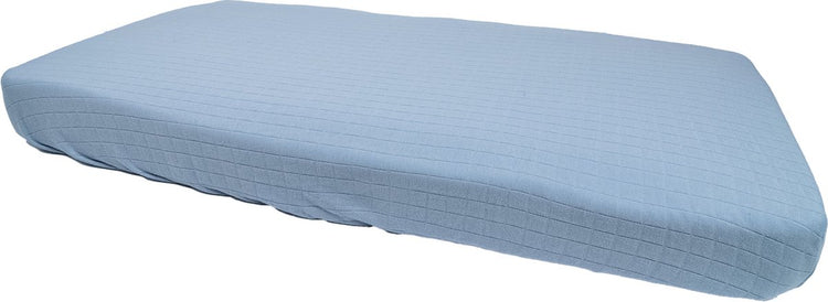 Lodger Slumber – Spannbettlaken – Blau – 60 x 120 cm – Bio-Baumwolle
