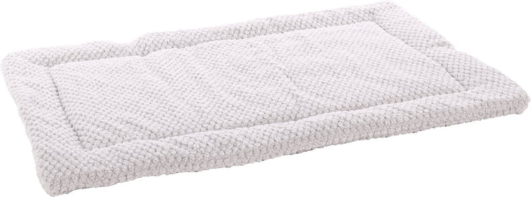 Hundekissen Flamingo – Bankkissen – Hundekissen 100,5 x 63,5 cm – passend für Hundebox und Katzenkissen – Jacquard rechteckig grau