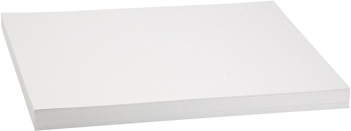 Creativ Company Farbkarton, A3, Blatt 297x420 mm, 250 gr, weiß, 100 Blatt 1 Karton