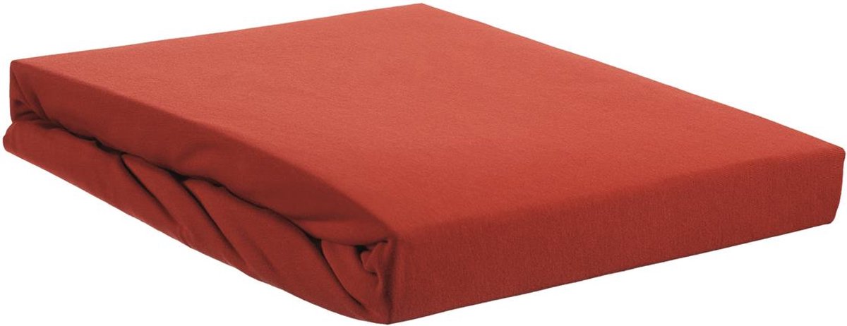 Beddinghouse – Jersey-Stretch – Topper-Spannbettlaken – 200 x 220 cm – Korallenrot