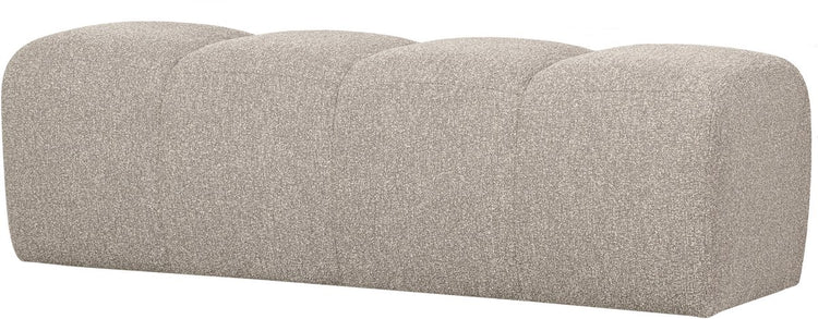 Woood Mojo Esszimmerbank 164 cm Mojo – Bouclé – Beige Melange – 49 x 164 x 45
