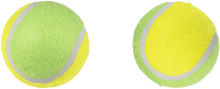 Flamingo Smash – Spielzeughunde – HS Tennisball Smash + Quietscher 2 Farben 8 cm 2 Stück – 2 Stück – 121928 – 2 Stück