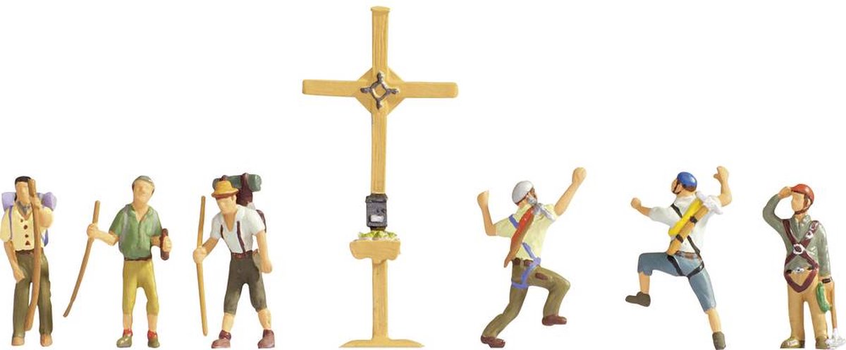 Auch Bergsteiger mit Kreuz nicht