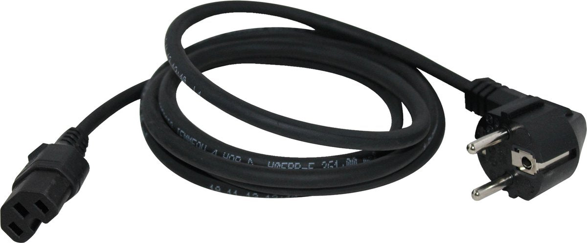 Scanpart c15 Netzkabel 2 Meter – mit Stecker – besonders geeignet für Gourmet oder Backblech – hitzebeständig – universell