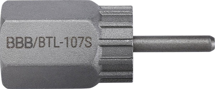 BBB Cycling Lockplug Kassettenentferner Shimano – mit Zentrierstift – Fahrradwerkzeuge BTL-107S