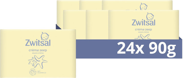 Zwitsal - Cremeseifenstück - Baby - 6 x 4 x 90 g