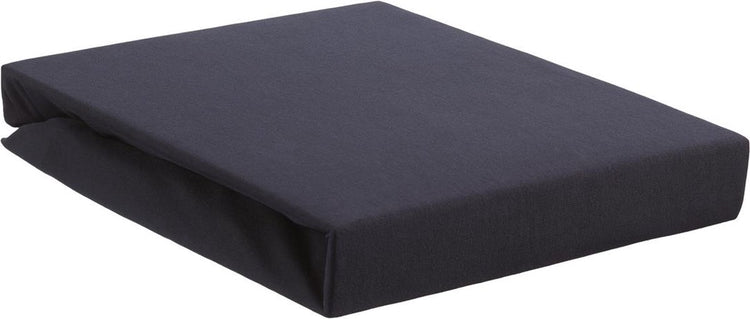 Beddinghouse – Jersey – Split-Topper – Spannbettlaken – 200 x 220 cm – Indigo