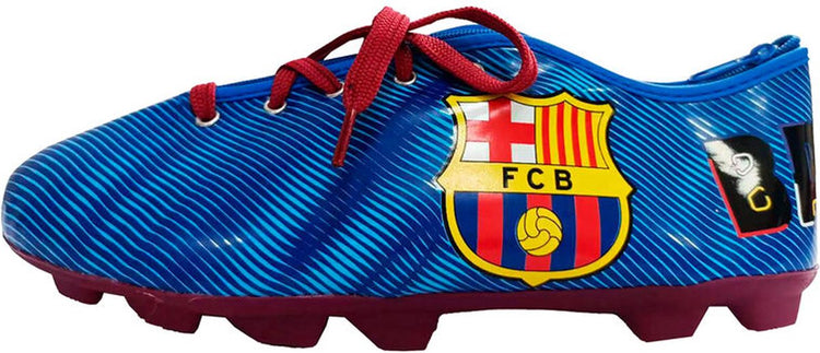 FC Barcelona Federmäppchen – 3D-Fußballschuh-Federmäppchen – Schulmäppchen – 23 cm