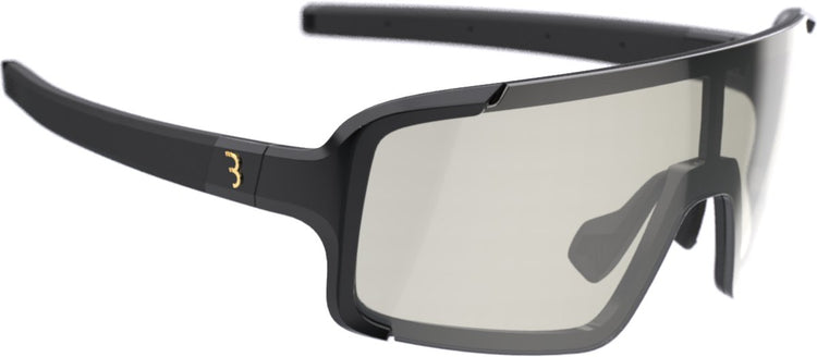 BBB Cycling Chester PH – Fahrradbrille mit photochromen Gläsern – 100 % UV-Schutz – Fahrradbrille für Damen und Herren – photochromatische Sportbrille – Schwarz – BSG-69PH
