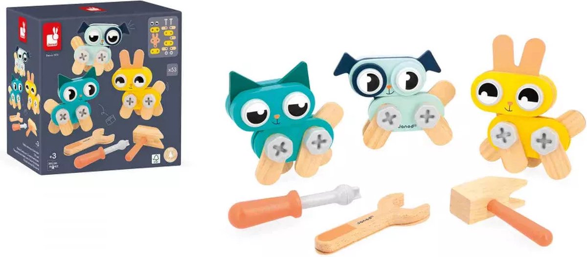 Janod - brico'kids - kleine Tiere