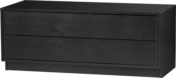 Woood Finca TV-Schrank – Kiefer – Schwarz – 40 x 100 x 40