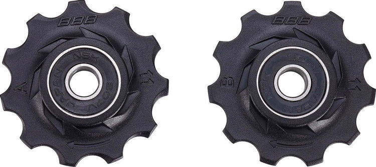 BBB Fahrrad-Umwerferräder Shimano, Campagnolo Sram – 9 Gänge, 10 Gänge, 11 Gänge, 12 Gänge – langlebig – schwarz – 11 Zähne – Rollerboys BDP-02