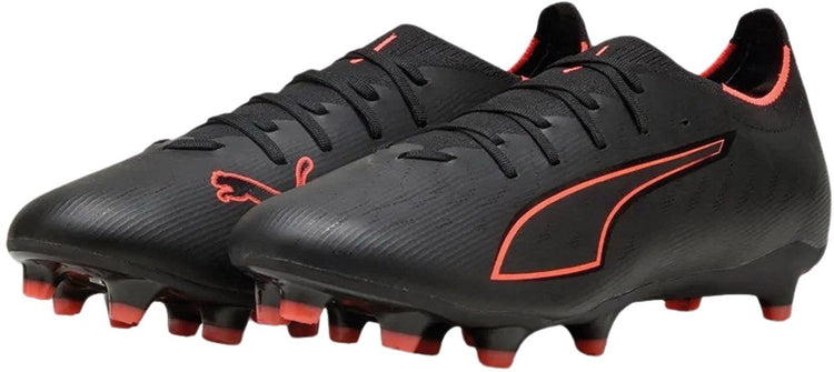 Puma Ultra 6 Match FG AG Unisex-Sportschuhe - Schwarz-Rot