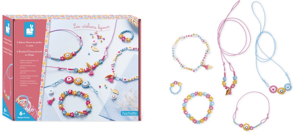 Janod – les ateliers bijoux – 6 Blumenperlenschmuck