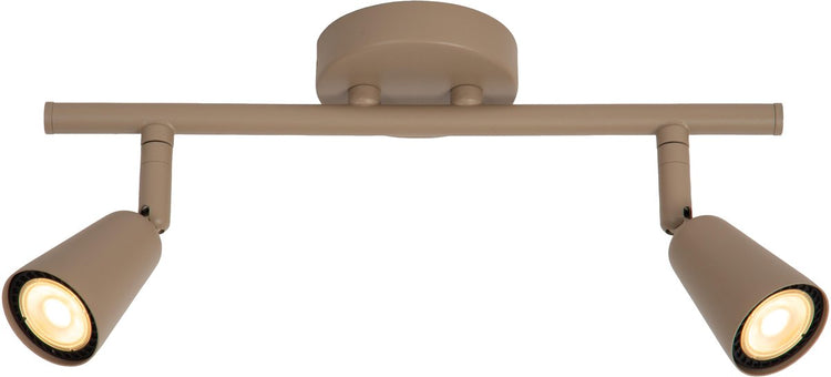 Lucide Tiana - Wall Spot Wandleuchte - 2xGU10 - Taupe | wesentlich