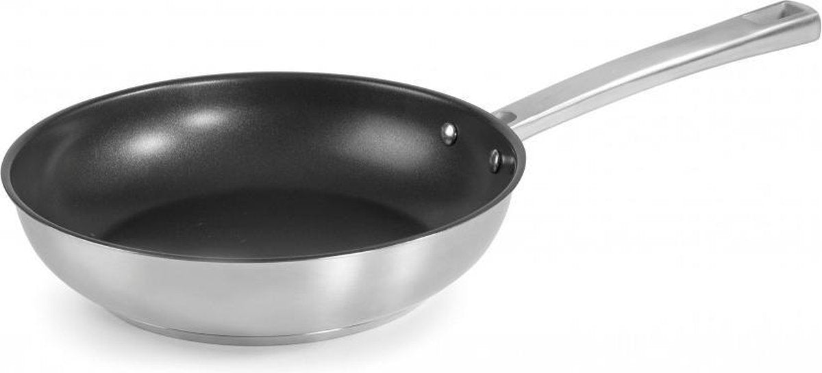 Lacor Foodie-Bratpfanne mit Antihaftbeschichtung – Oberseite ø 20 cm – Edelstahl