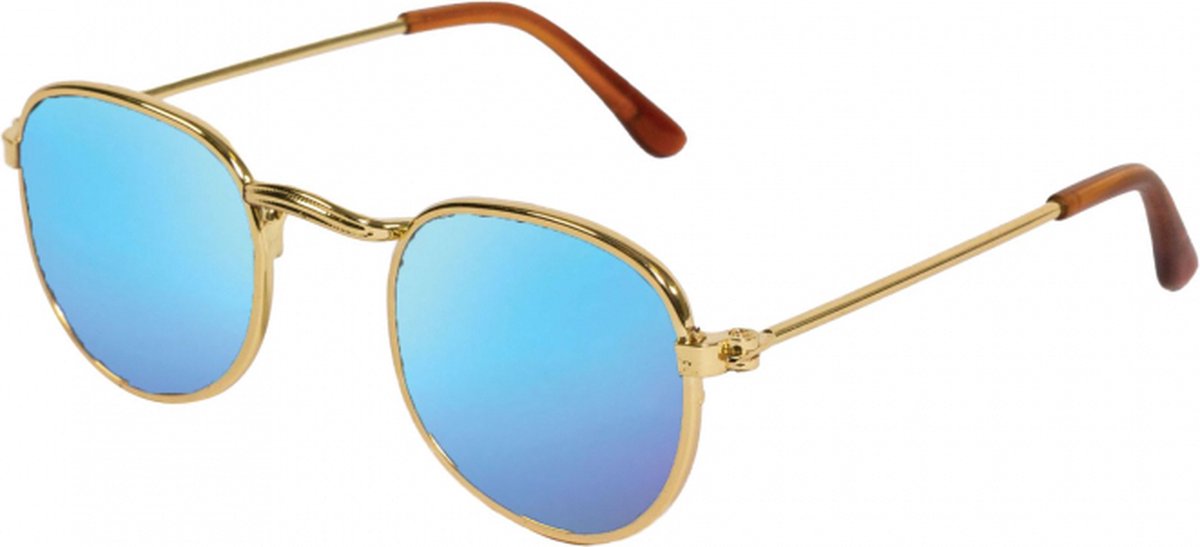 Heless Dolls Sonnenbrille Gold Blau spiegelte sich