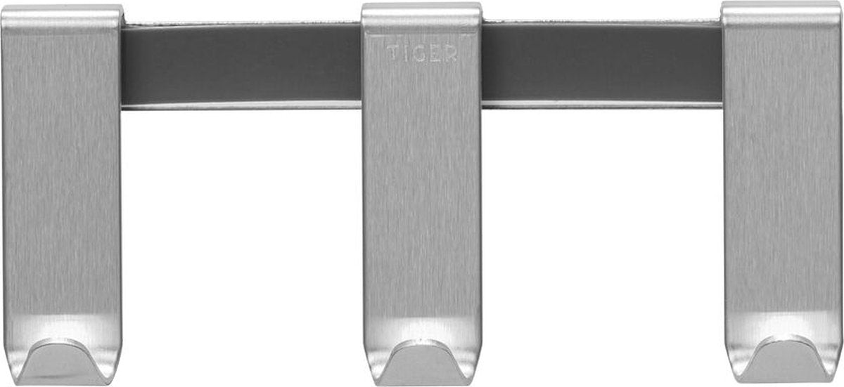 Tiger Basic - Duschkabinen-Handtuchhaken 6-8 mm - gebürsteter Edelstahl