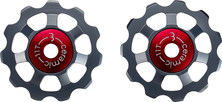 BBB Cycling Aluminium-Keramik-Umwerferräder Shimano, Campagnolo Sram – 9 Gänge, 10 Gänge, 11 Gänge, 12 Gänge – langlebig – Grau – 11 Zähne – Aluboys Keramik 11 Zähne BDP-22