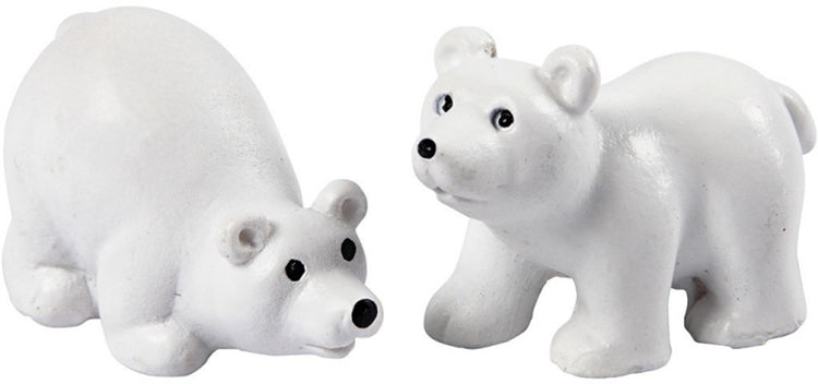 Creativ Company Miniaturfiguren, H: 30 mm, L: 45 mm, weiß, 2 Stück 1 Box