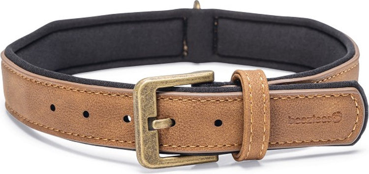 Beeztees Hundehalsband Balacron Axt – Kunstleder – Braun – 43–53 cm x 25 mm