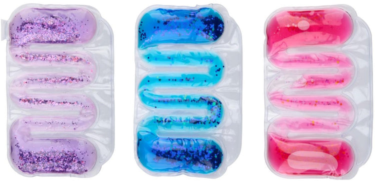 Eddy Toys Sinnesspielzeug Wasserbeutel – Sinneswasserbeutel mit Glitzer – Zappelspielzeug für Kinder – Stressspielzeug Kinder – Quetschspielzeug – 1 zufälliges Set