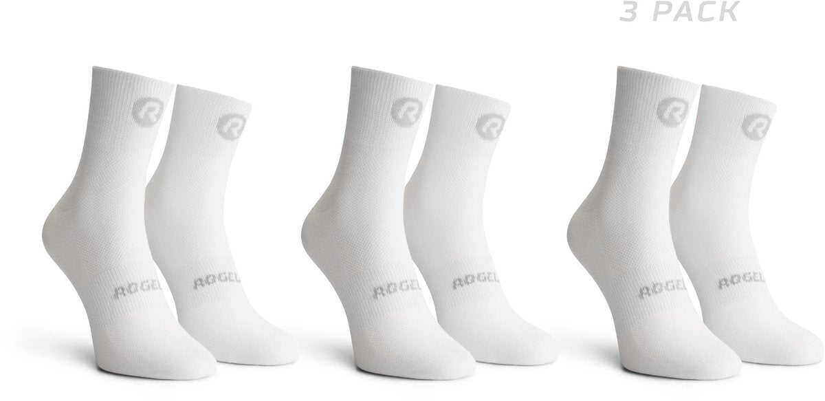 Rogelli Core Radsocken – 3er-Pack – Weiß – 44 47