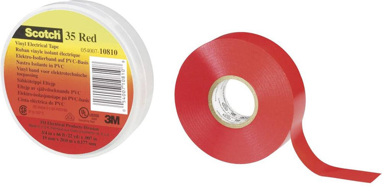 Scotch™ 35 35-19x20rd Isolierband 35 rot (L x B) 20 m x 19 mm 1 Stück