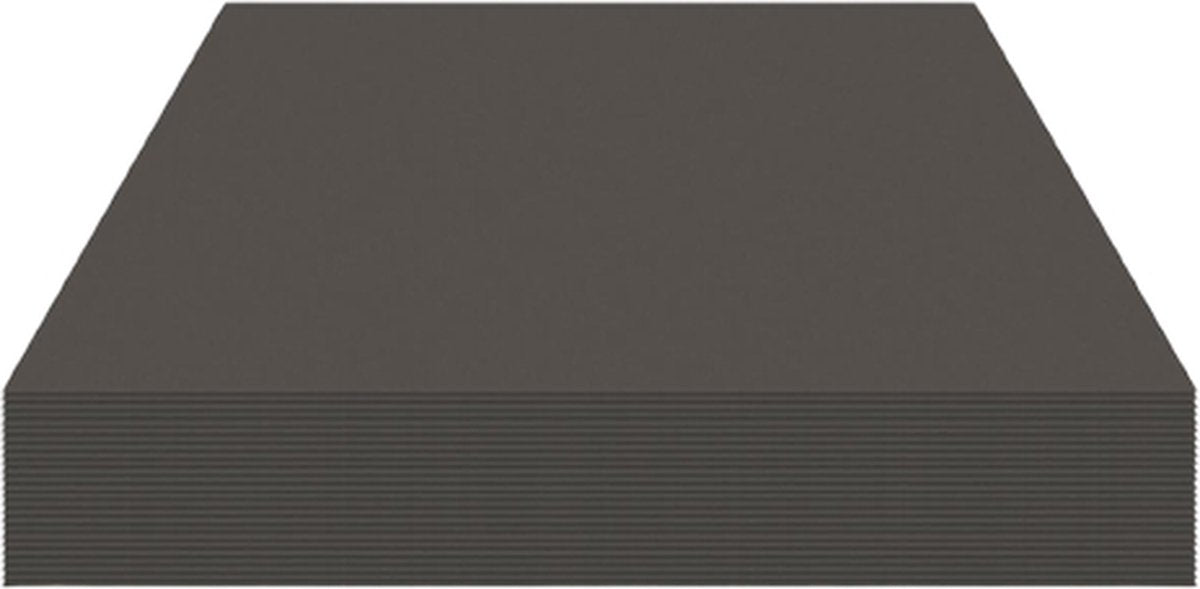 Kangaro-Fotokarton – 50 x 70 cm – 300 Gramm – Anthrazit – Packung mit 25 Blatt – k-0045-588