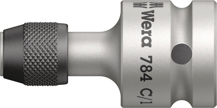 Wera 784 C 1 2 Adapter mit Schnellwechselfunktion, 1 4 Zoll x 50 mm – 1 Stück – 05042760001
