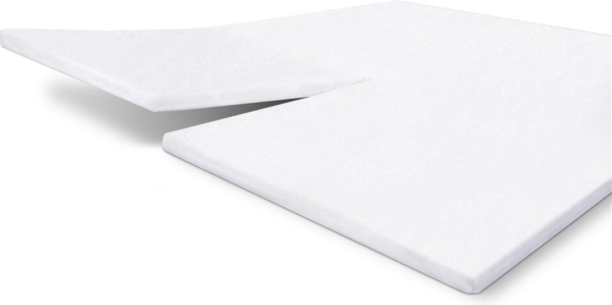 Walra Molton-Spannbettlaken – Molton 180 x 200 210 – 100 % Baumwolle – weiß